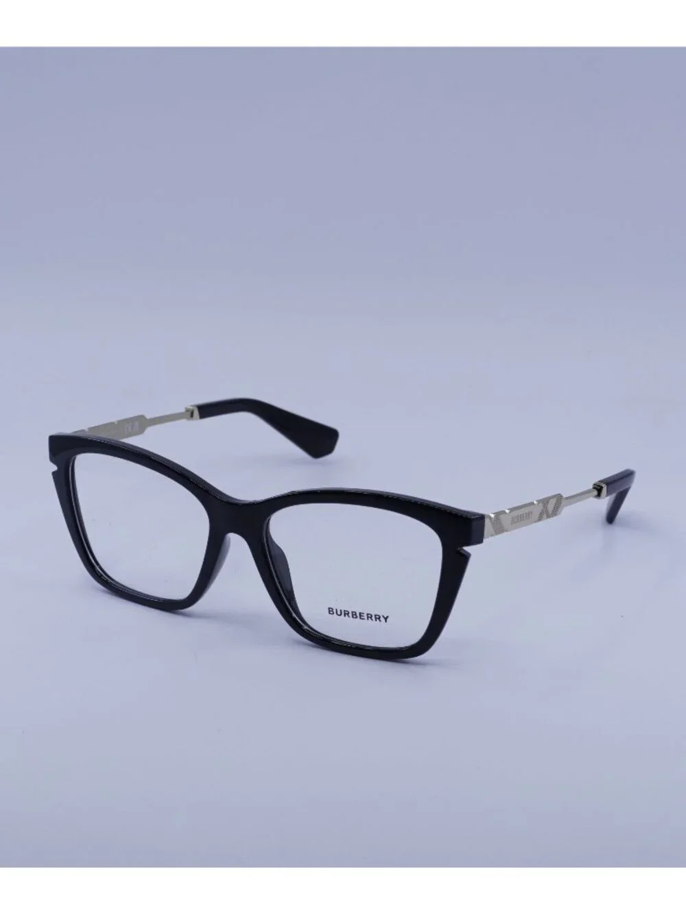Burberry BE2427U 3001 Eyeglasses Black/Gold 52mm Square Frame